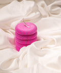 Cylindrical Ribbed Pillar Candle Exyst