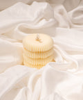 Cylindrical Ribbed Pillar Candle Exyst