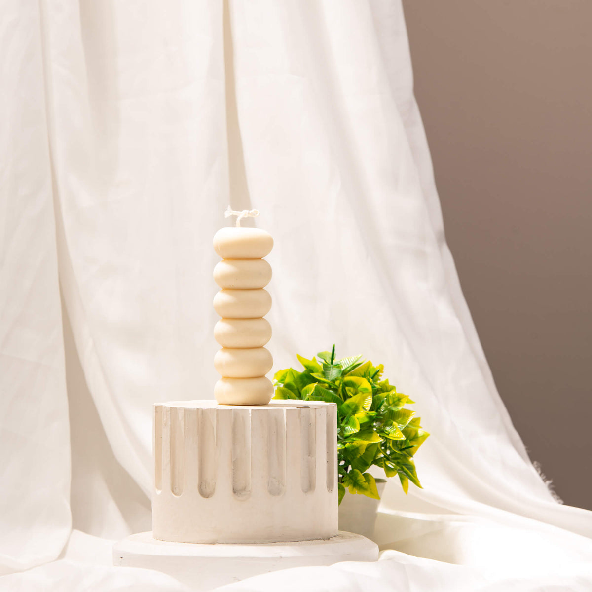 Donut Pillar Candle