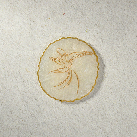 Resin Whirling Sufi Coaster Exyst