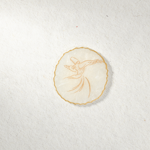 Resin Whirling Sufi Coaster Exyst